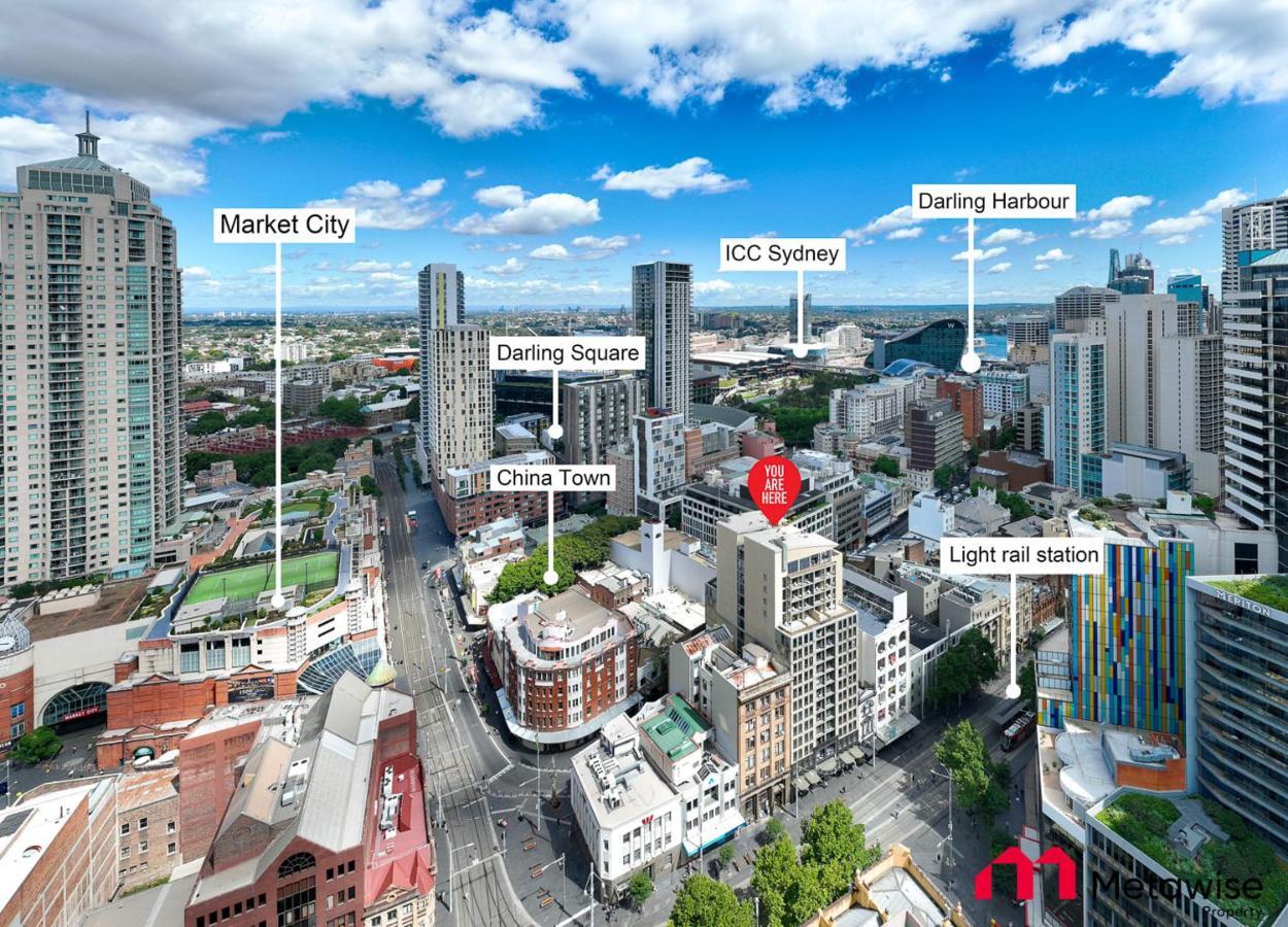 Metawise Sydney Cbd Haymarket Luxe 2Bed Penthouse Aqua Extérieur photo